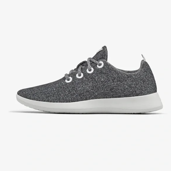 Allbirds Women’s Wool Runners in Natural Gray (Light Gray Sole) - Size 7 - Picture 3 of 9